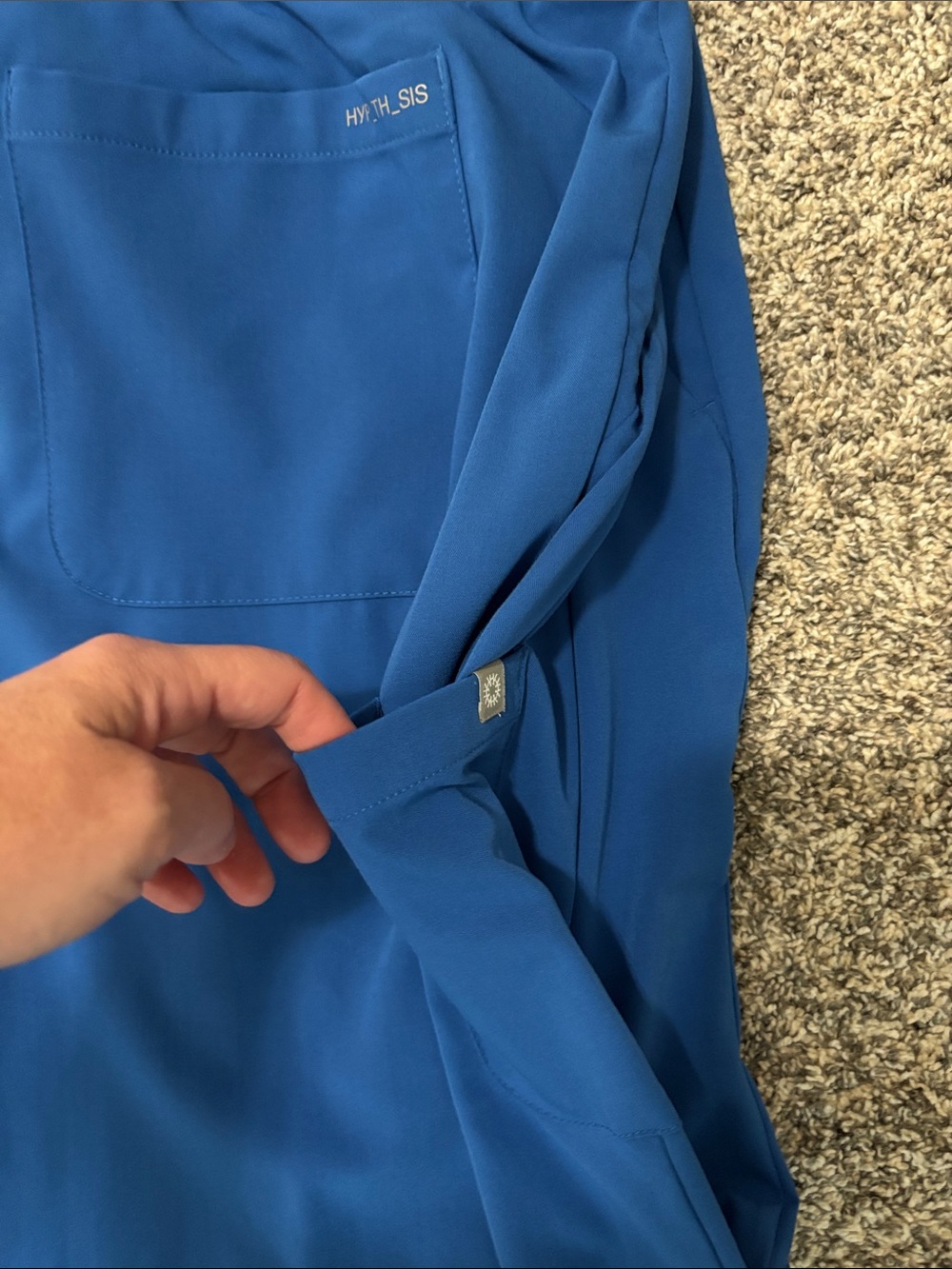 Hypothesis Wide leg Scrub Pants - Picture 4 of 8